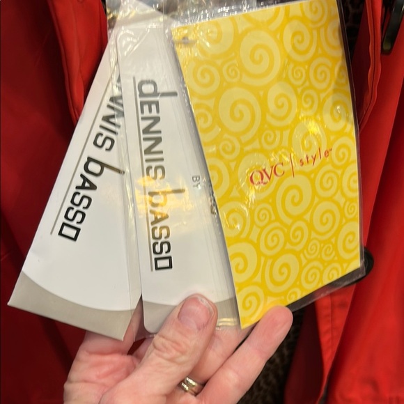 Jones New York Red Trench Coat Vibrant Knee-Length - Picture 3 of 10